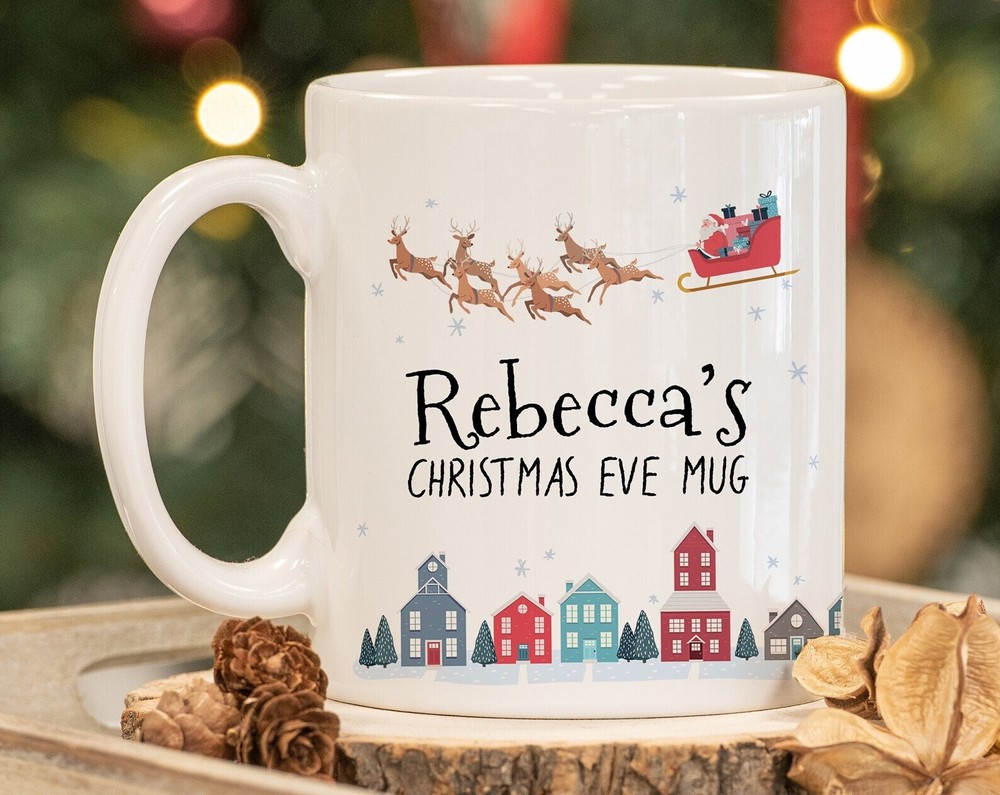 Personalised Christmas Eve Mug for a Festive Holiday Gift