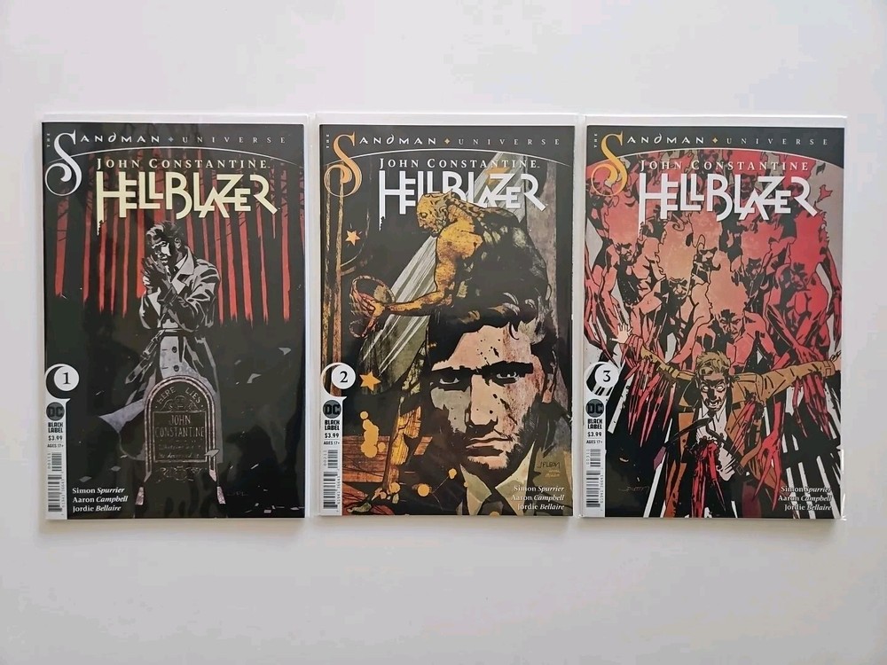 John Constantine: Hellblazer #1-3 Set Run (DC 2020) Lot 1 2 3