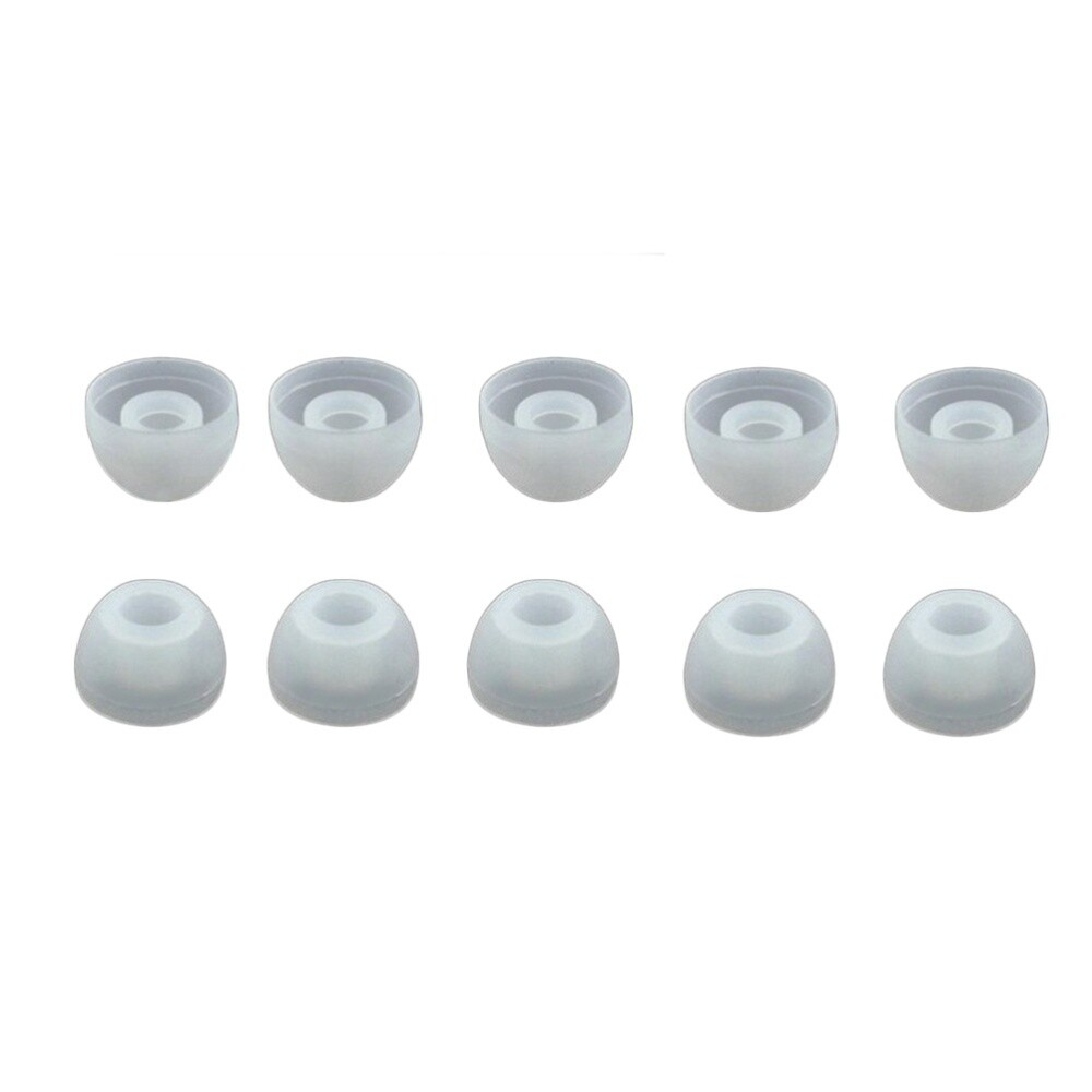 5 Pair 3.8mm Silicone Earbuds Eartips Earplug Cushion Replacement Ear Covers Tip