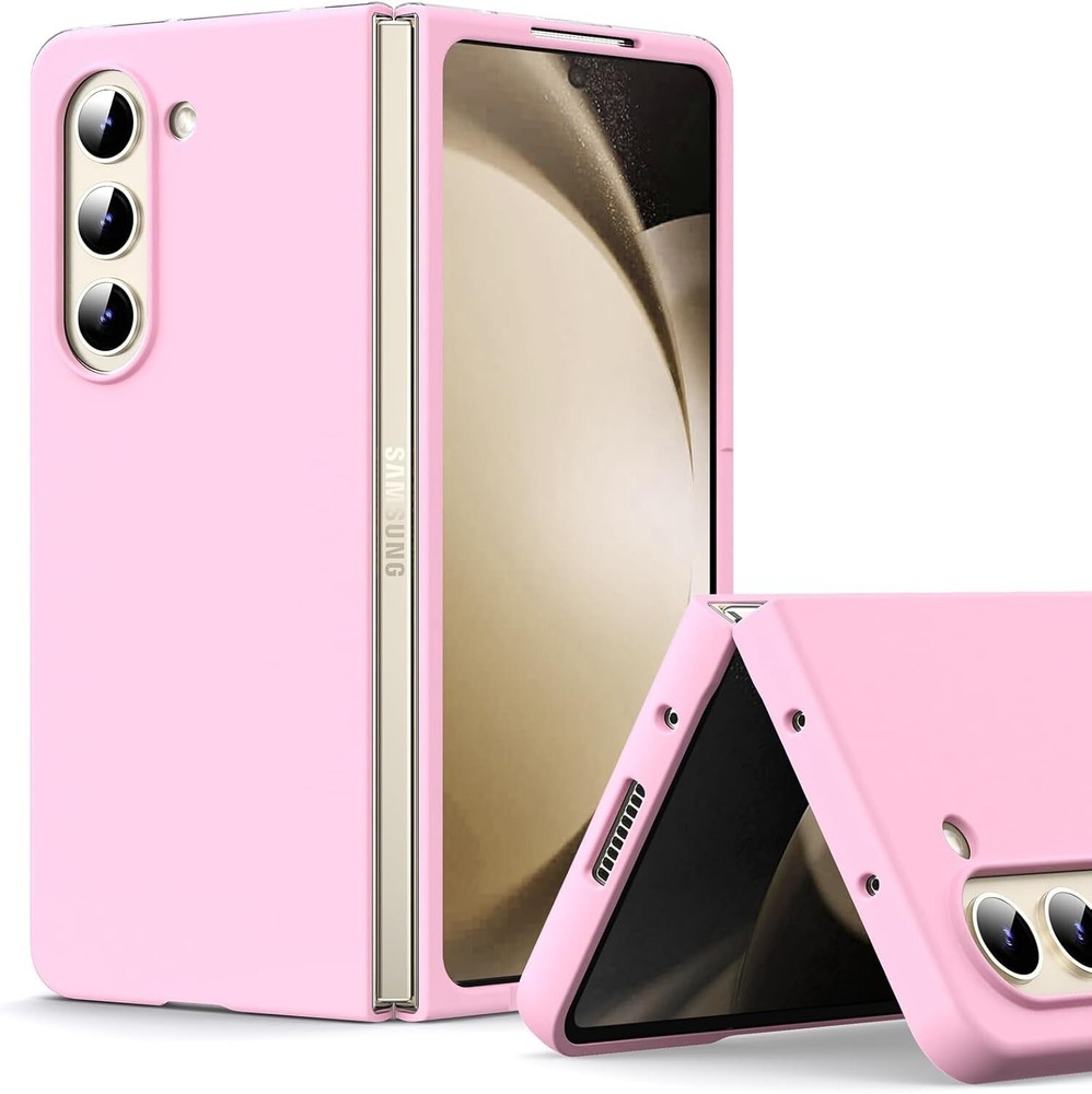 For Samsung Galaxy Z Fold 5 5G Case with Soft Gel Rubber Bumper Protective Cover