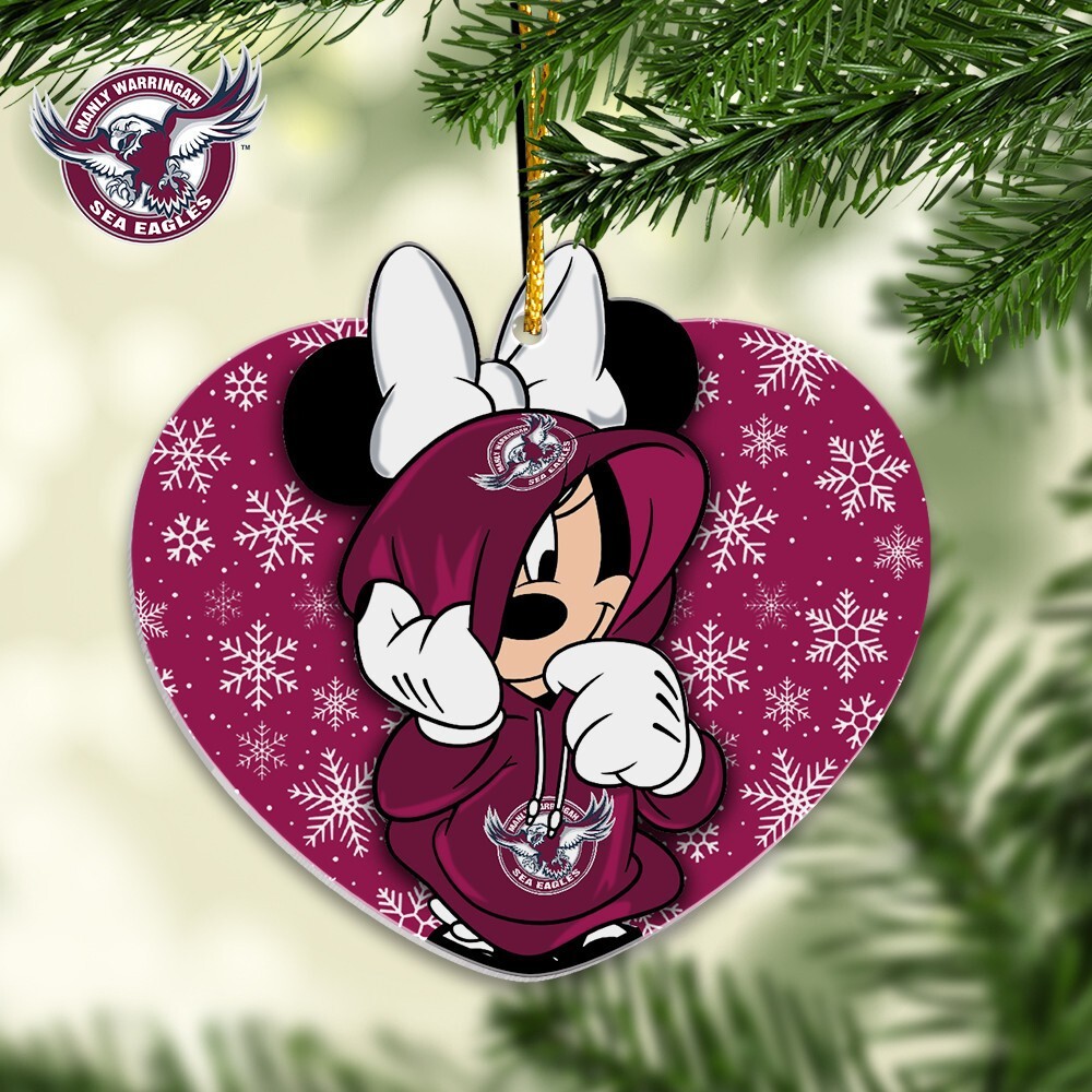 Sea Team Eagles Christmas Mouse Ornament Gifts For Fans