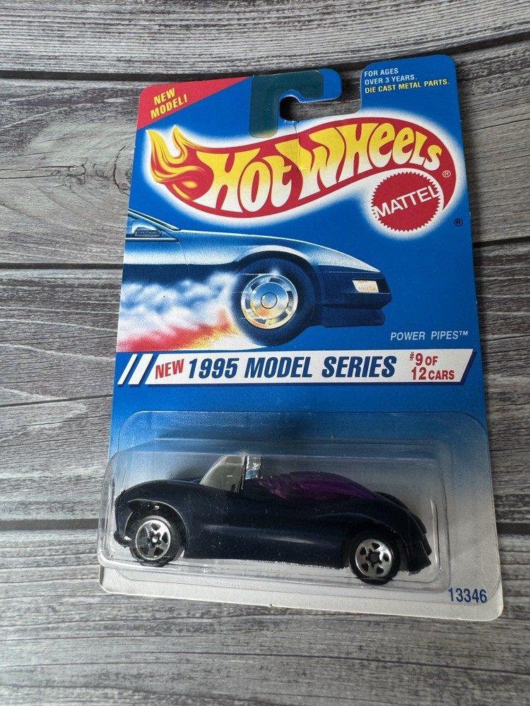 1995 Hot Wheels Power Pipes First Edition #9 of 12 Card 5SP Variation