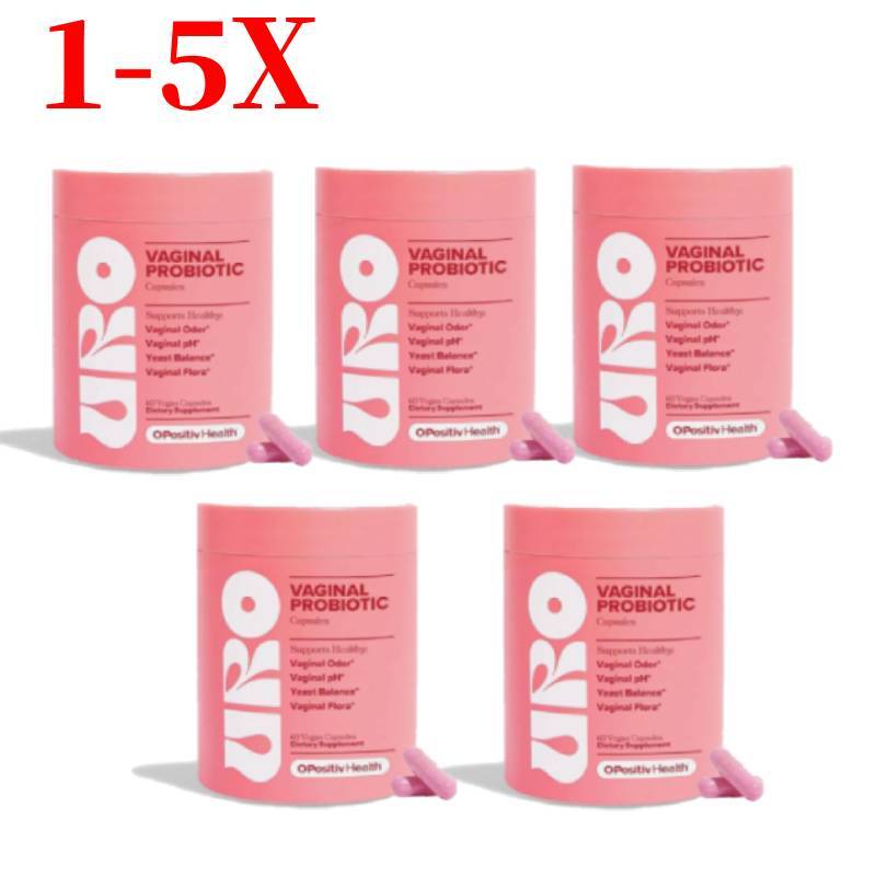 1-5X-URO Vaginal Probiotics for Women pH Balance with Prebiotics &Lactobacillus-