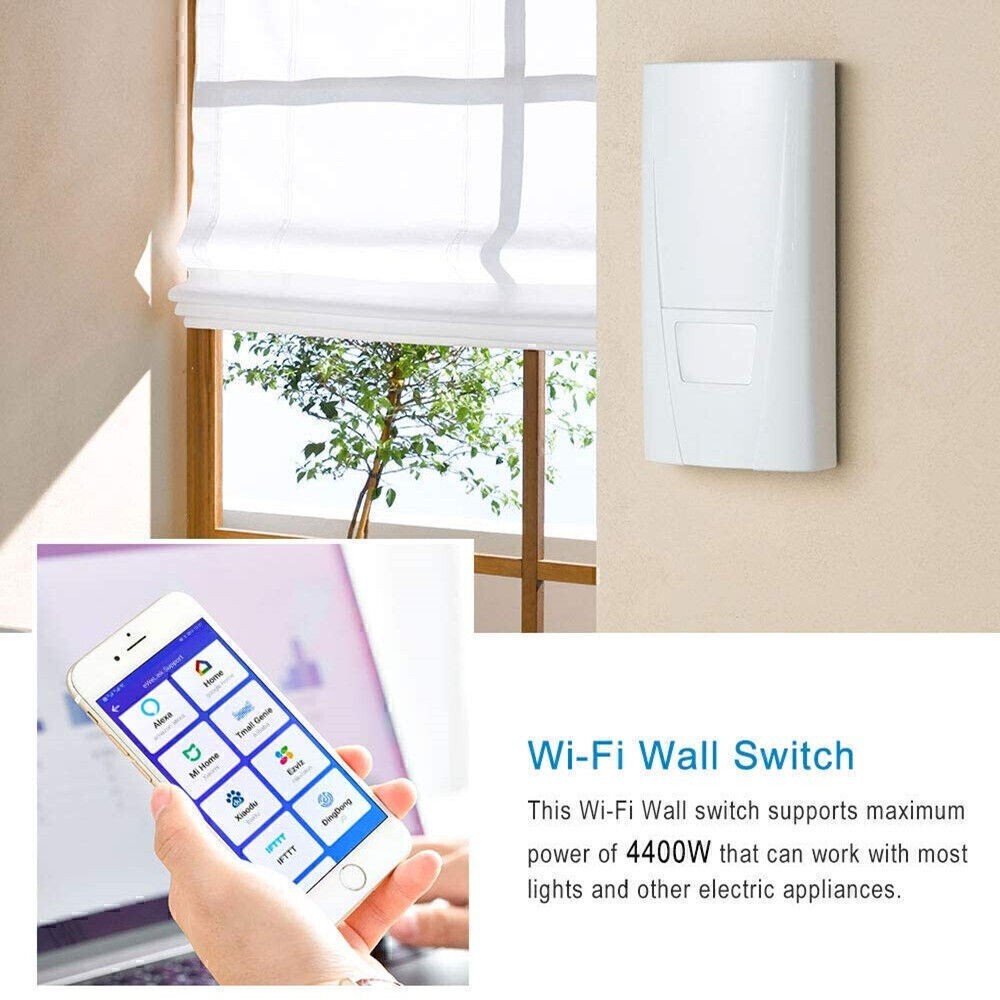 Smart WiFi Boiler Switch with Remote Control & Touch Panel Timer for Water Heaters  