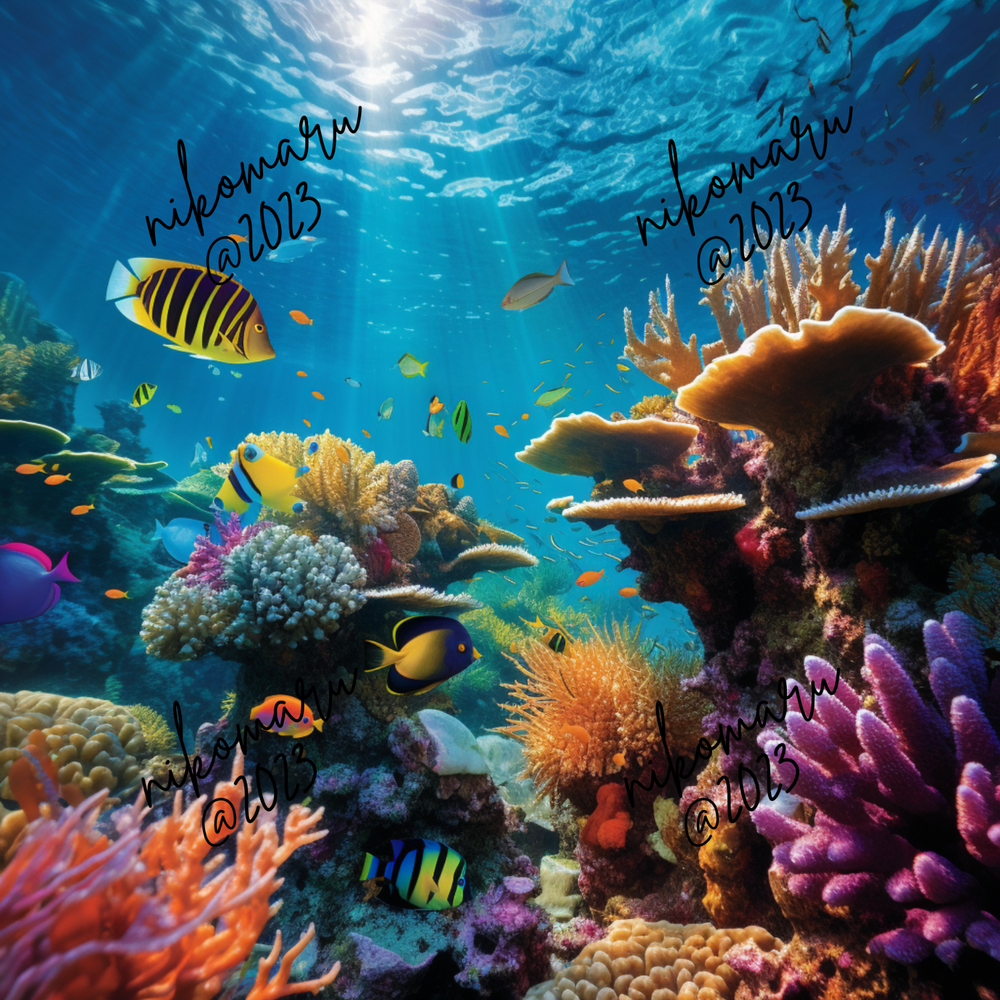 Beautiful Ocean Sea Digital Art Desktop Wallpaper Background-image