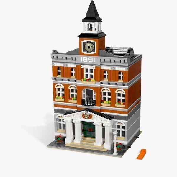 2766 Pcs Creator Expert Town Hall Modular Building Blocks 10224 Compatible Set