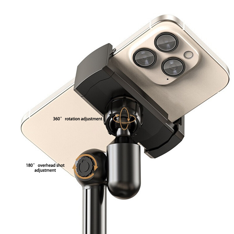 Adjustable Retractable Phone Stand for Live Streaming and Mobile Support  