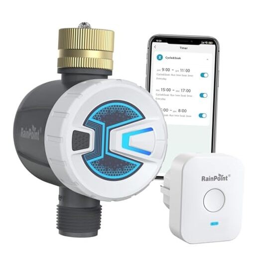 Smart WiFi Sprinkler Timer for Garden Hose with Easy WiFi Connection