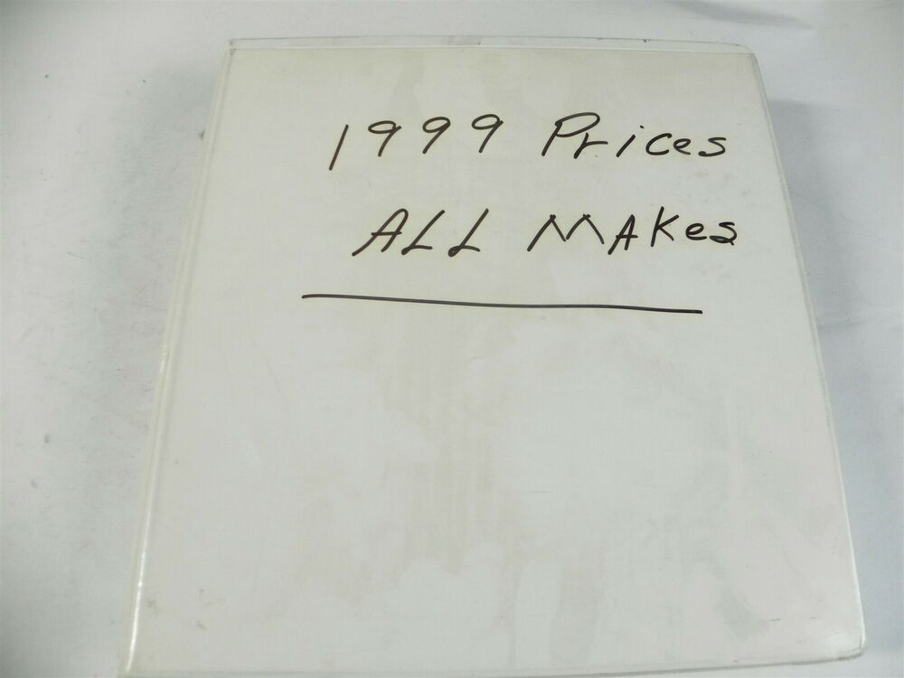 1999 CHEVROLET PONTIAC BUICK OLDS CADILLAC COMPLETE FACTORY DEALER PRICE MANUAL
