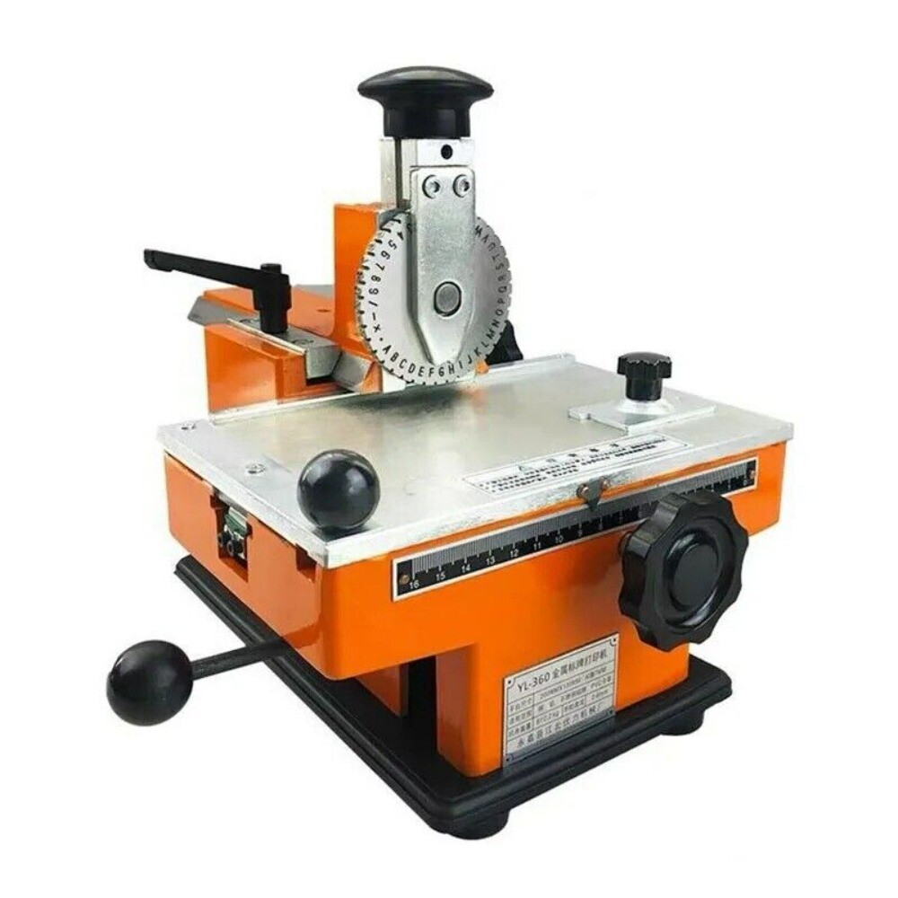Semi-Auto Metal Card Engraver for Labels & Marking-image