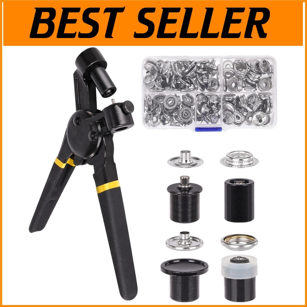 Versatile Heavy Duty Snap Tool Kit for DIY Projects with Durable Snaps