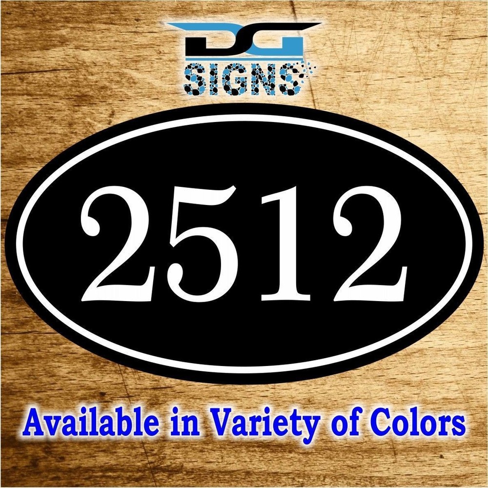 3012 Personalized Home Address Decorative Custom Plaque 12 x 7 Aluminum Sign