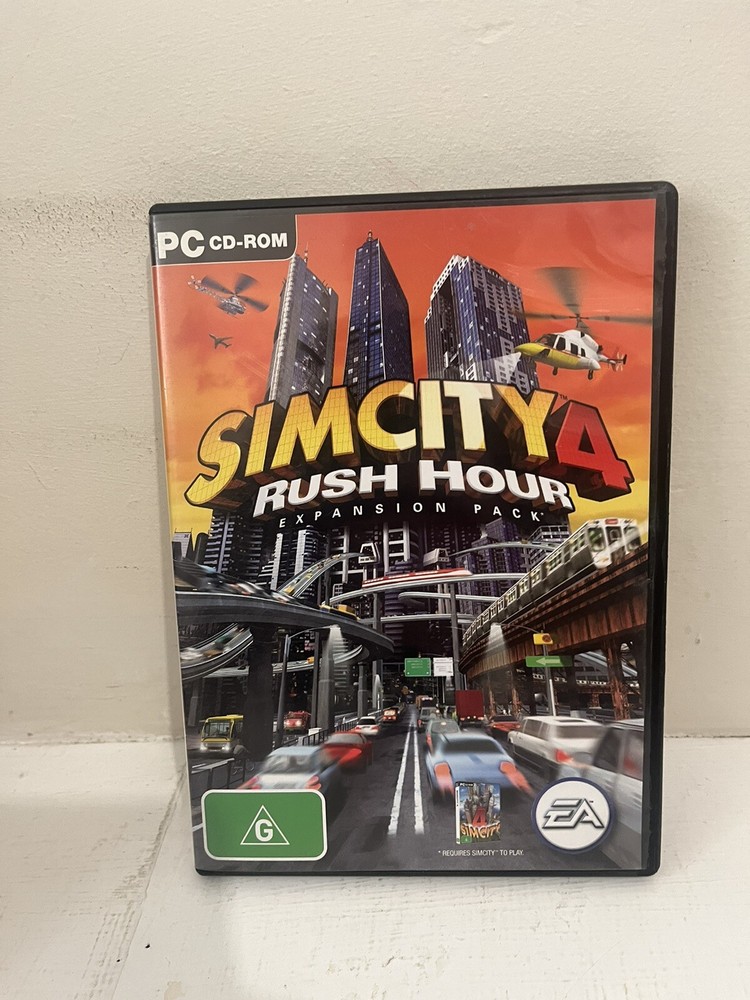 Sim City 4 Rush Hour Expansion Pack for PC with Free Shipping