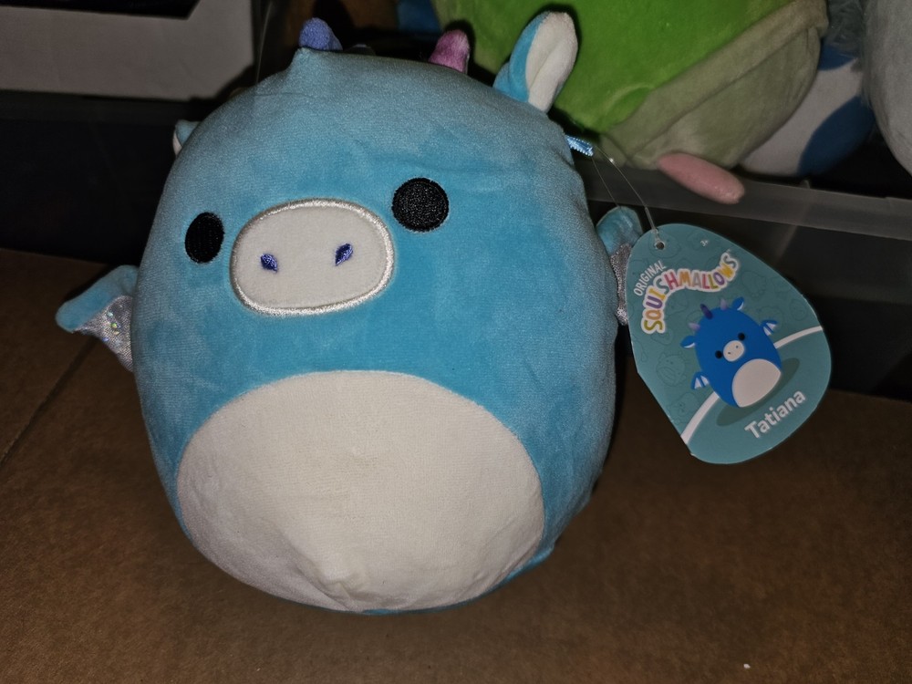 Squishmallows 8 Inch Blue Dragon Tatiana Plush Stuffed Toy 3133097