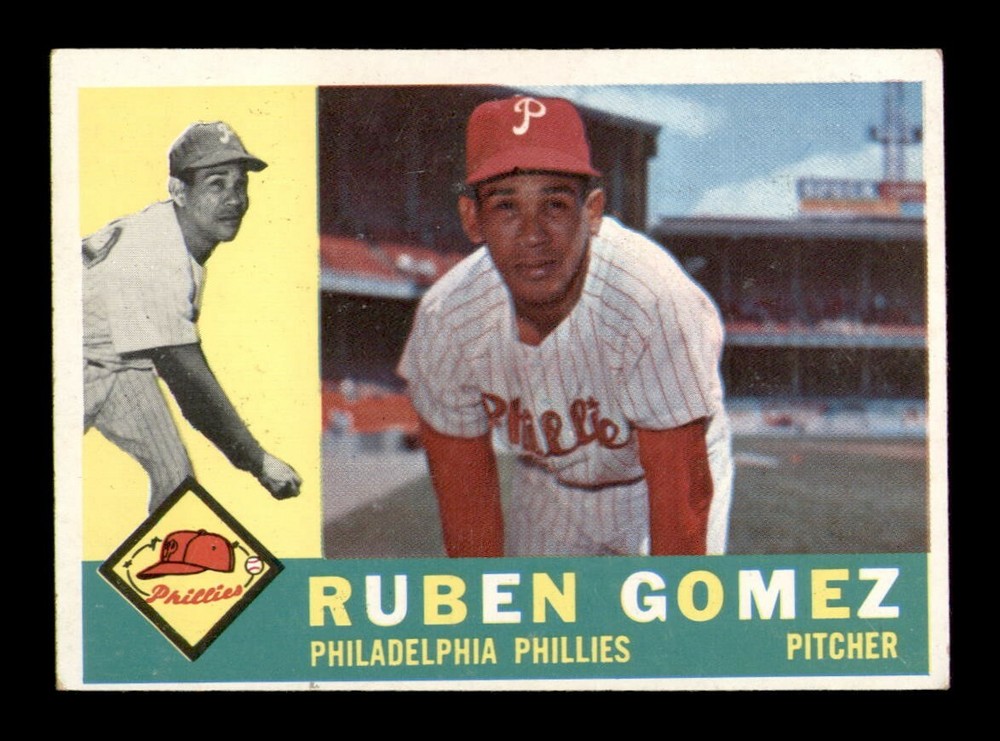 1960 Topps #82 Ruben Gomez EX-MT Baseball Card OBGcards