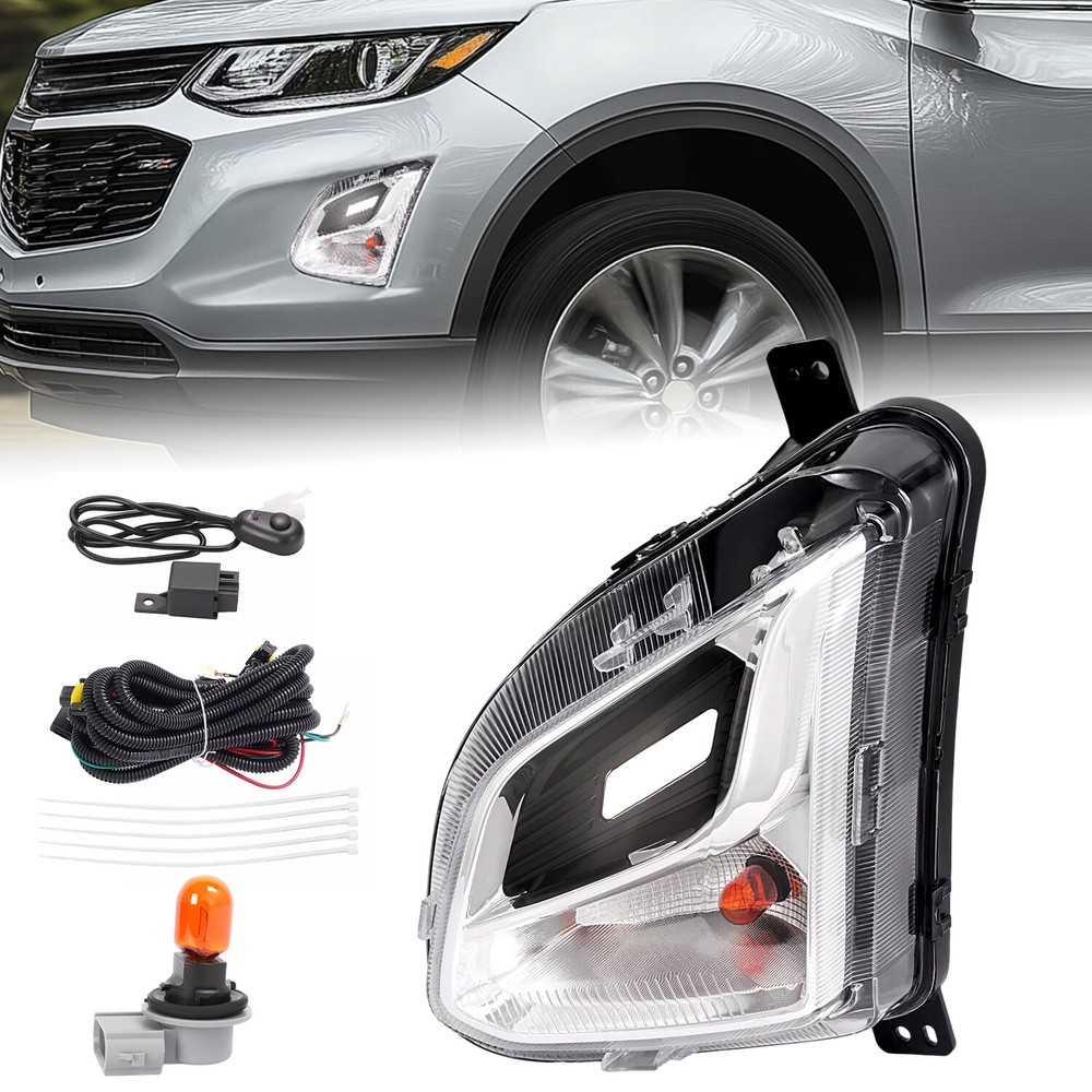 For Chevy Equinox 2018-2021 Left Side Turn Signal Light w/o Fog Lamp W/Wiring