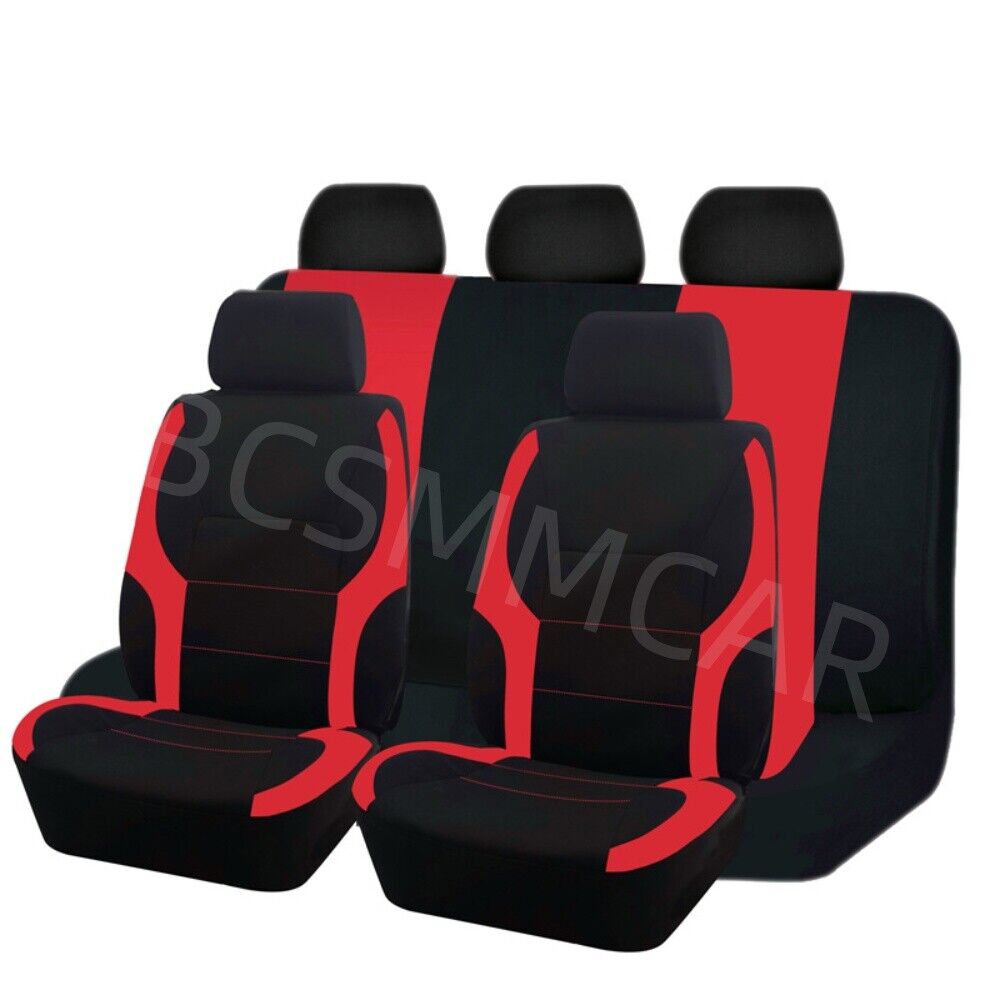 Car Seat Cover Full Set Front Rear Automotive Seat Cushion Protection 4 Season