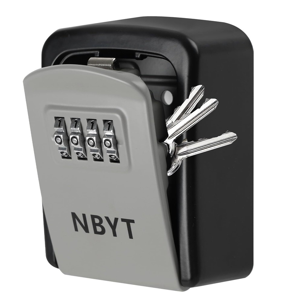Portable Combination Lock keybox Wall Mountfor House Keys Key Hiders to Hid