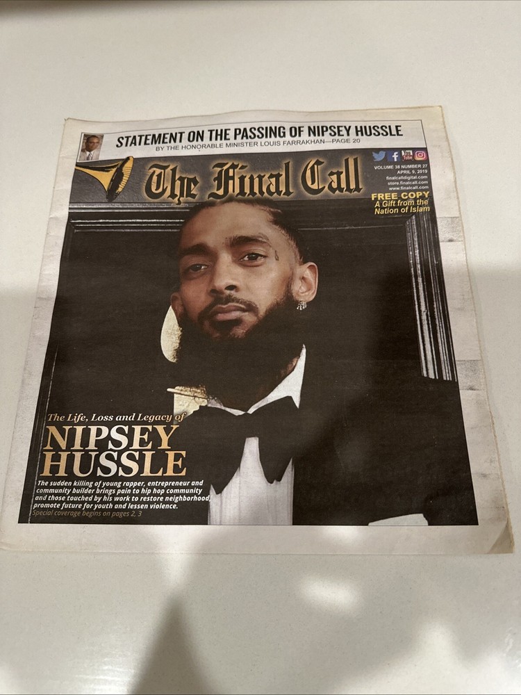 The Final Call Los Angels Newspaper Rapper Nipsey Hussle Hustle Killed Memorial