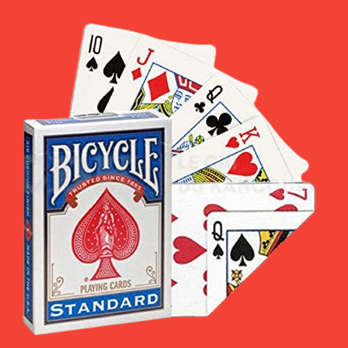 BICYCLE DOUBLE FACE DECK Gaff Playing Cards Faced 2 Sides Utility Magic Tricks