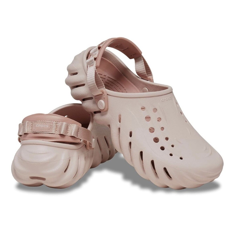 Crocs Echo Clog Shoes Pink Clay Slide On Sandals Summer Women’s Size 6 - Men’s 4