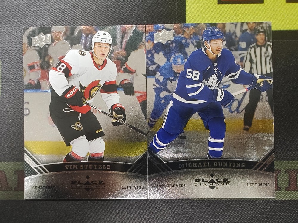2022-23 Upper Deck Extended Black Diamond Gem Lot 2 Cards