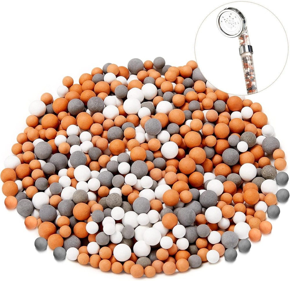 Anion Mineral Shower Filter Beads 5-8mm Replacement Balls