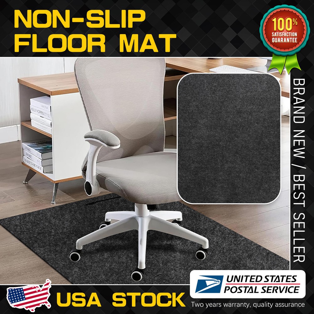 Office Chair Mat Floor Protector for Mat Hardwood Floors Area Rug Non-slip12SQFT
