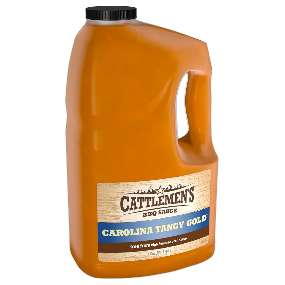 Carolina Tangy Gold BBQ Sauce 1 Gallon Bulk Size Tangy Sweet Flavor