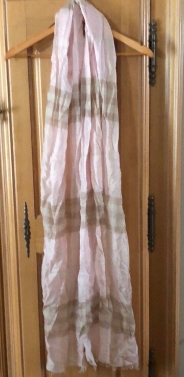burberry light weight long scarf