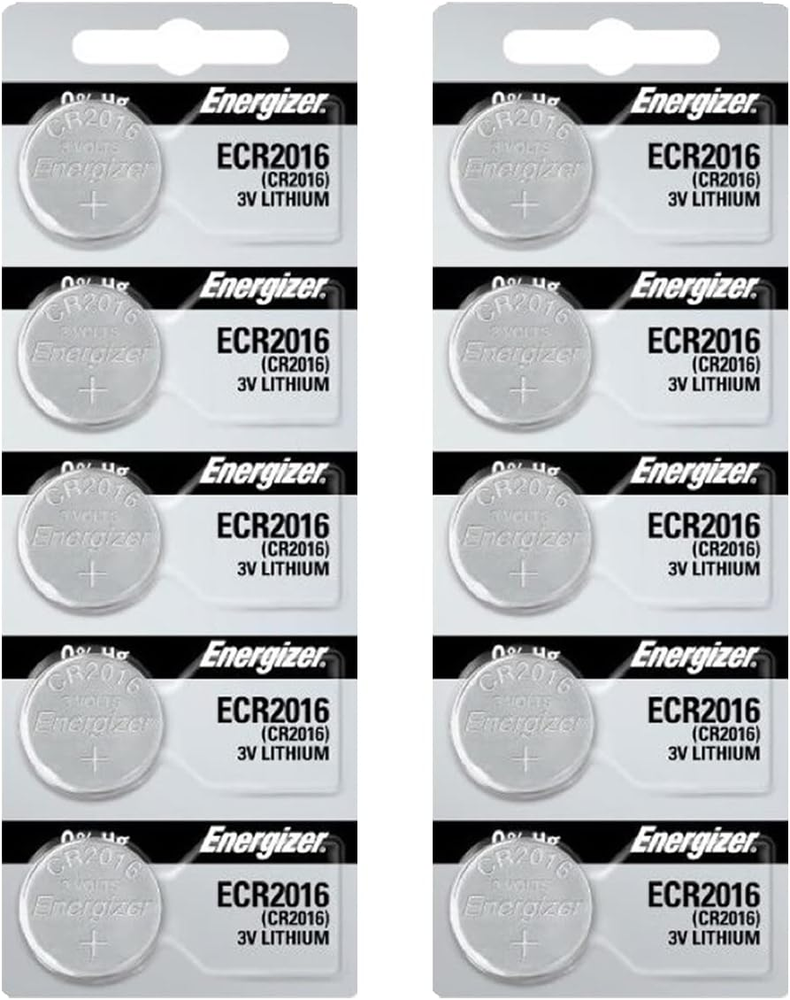 CR2016  Lithium Batteries (2 Packs of 5)