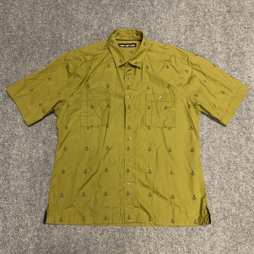 Reyn Spooner Hawaii XL Short Sleeve Classic Fit Cotton Shirt