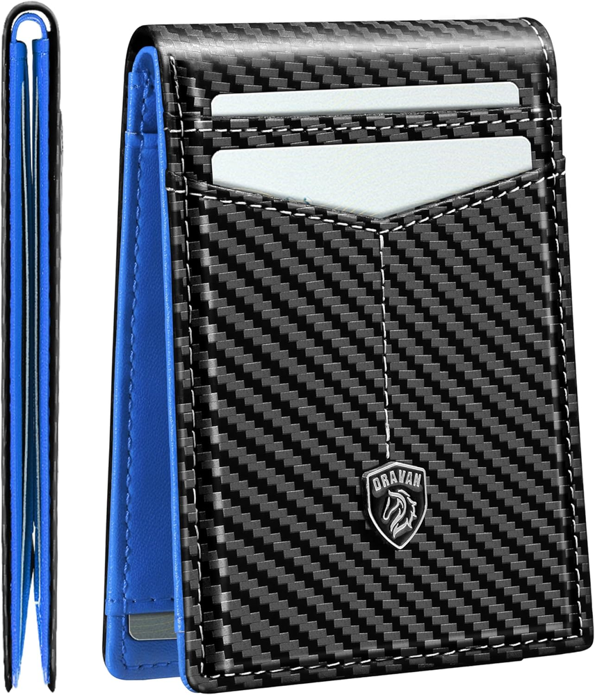 Minimalist Wallet for Men Slim Rfid Blocking Credit Card Holder Front Pocket Men