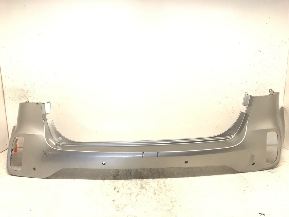 Rear Bumper Cover Silver 2014-2015 Kia Sorento EX/LX w/Sensor Holes CAPA