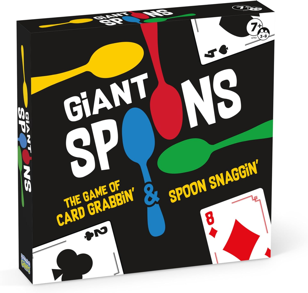 Giant Spoons, Card Games for Kids - Spoons Game, Deck of Cards, Fun Family Games