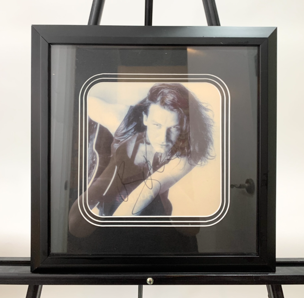 Bono U2 Joshua Tree Autographed Signed Framed Photo AMCo LOA 25524