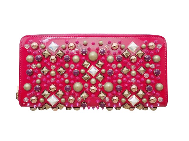 Pre-Owned Christian Louboutin Panetone Multi-Stud Long Wallet A Grade