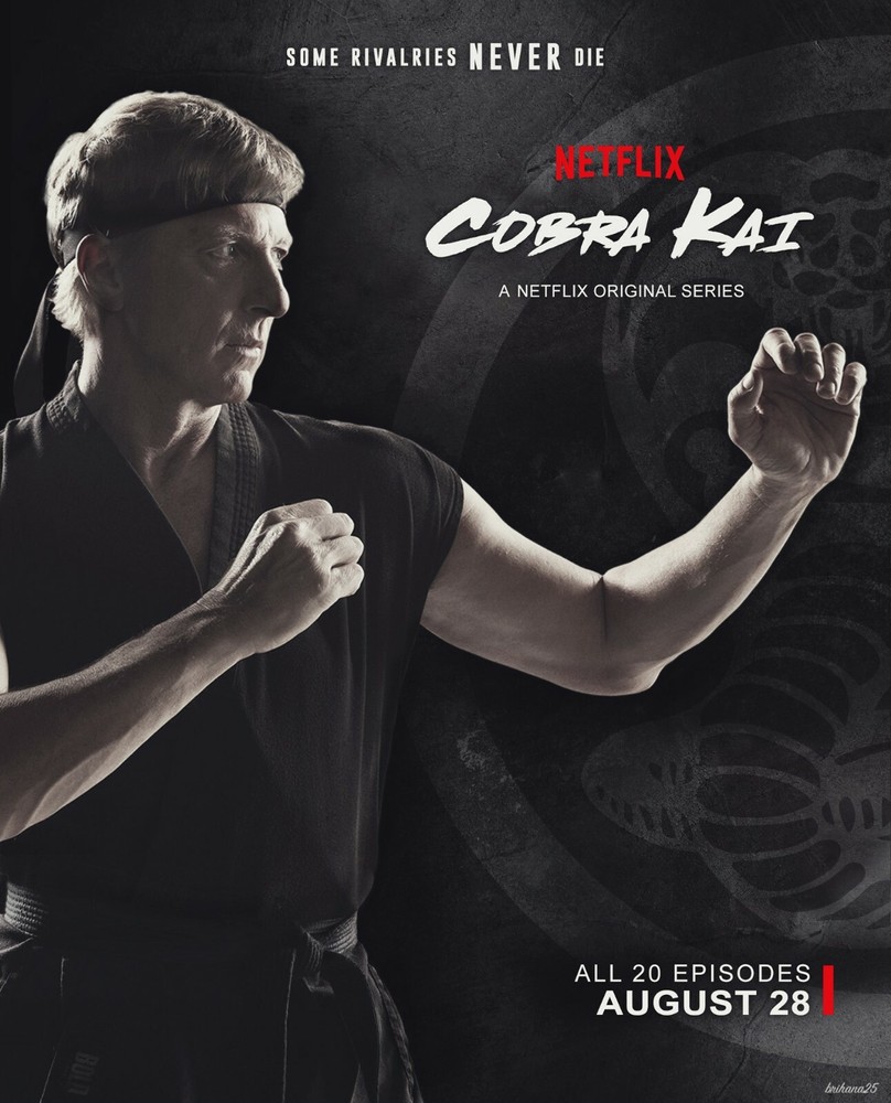 Cobra Kai (from SET 1-4) Poster 1 Canvas Picture Art Movie Car Game Film