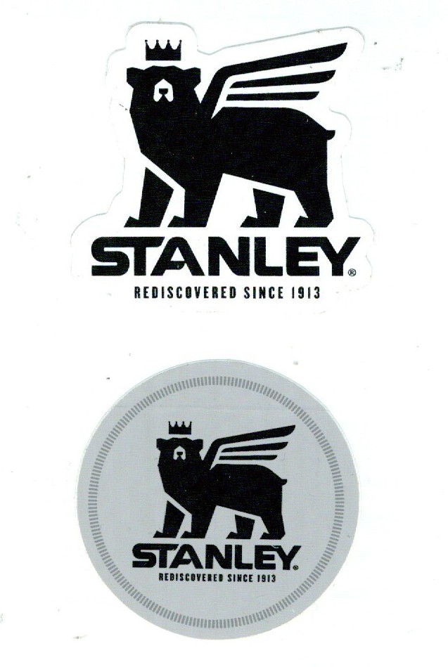 STANLEY TUMBLERS/CUPS/MIUGS/PINTS REDISCOVERED SINCE 1913 LOGO STICKER DECAL NEW