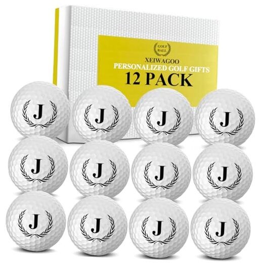 Custom Initial Golf Balls - Personalized Gift for Men-image