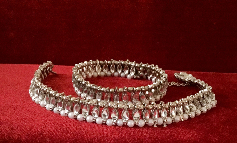 Indian Silver Payal Foot Designer Chain Anklet/Payal Set Women Fashion Jewelry-image
