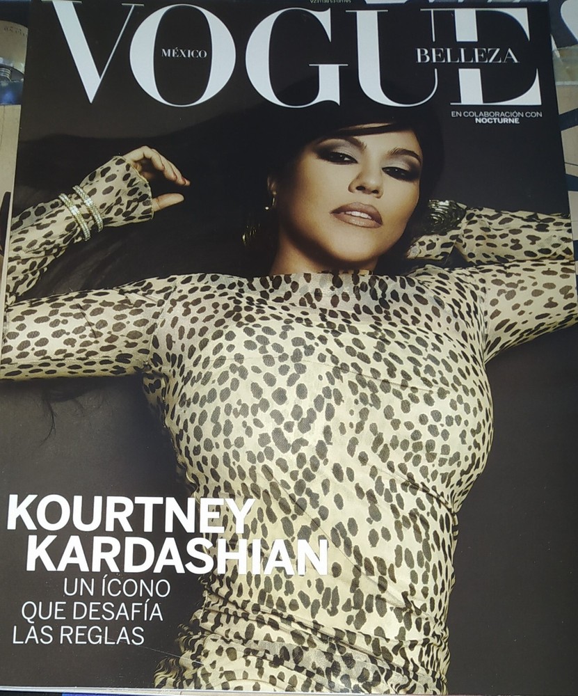 DEC 2024 KOURTNEY KARDASHIAN VOGUE BELLEZA MEXICO MAGAZINE  Good Cond In spanish