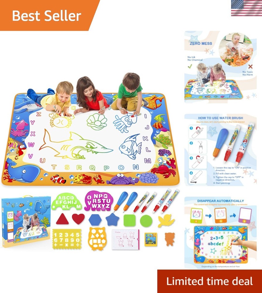 Magic Pens Kids Drawing Mat Toy for Painting & Doodle Fun