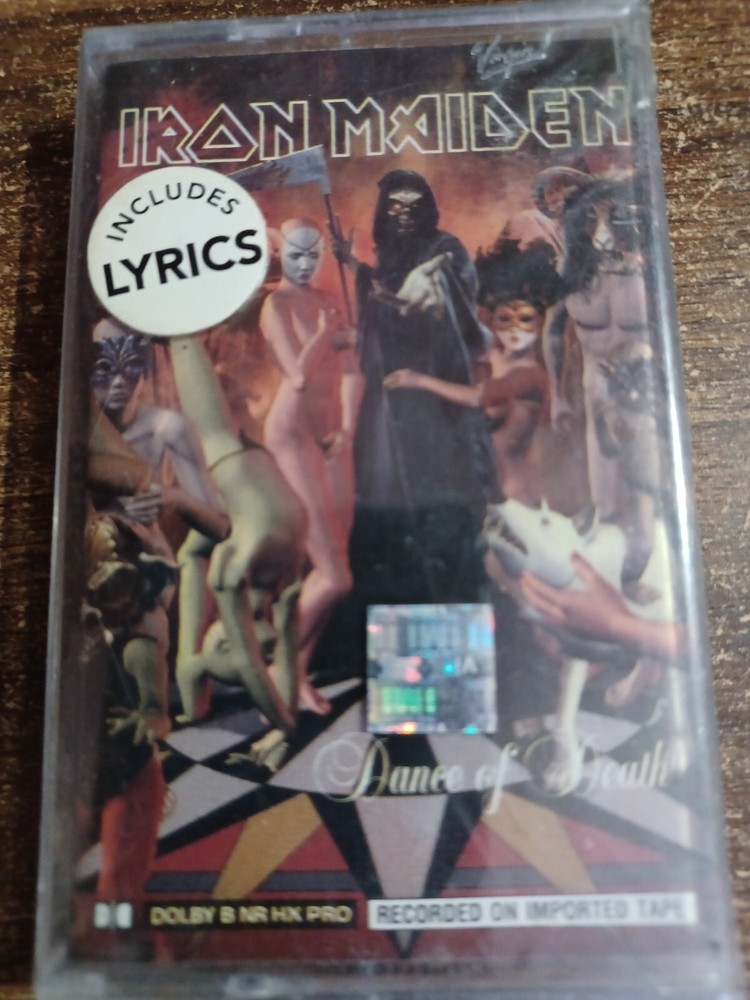 Iron Maiden  Dance of Death RARE orig sealed Cassette tape India 2003