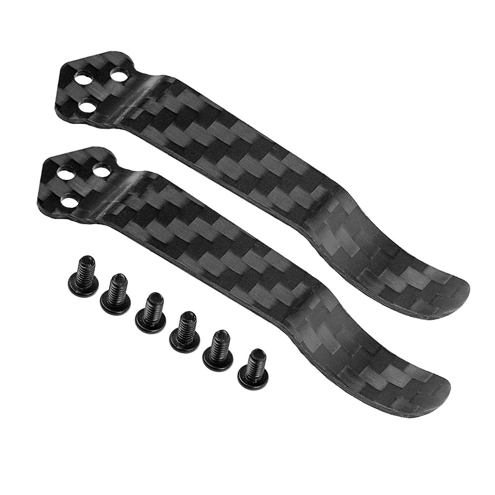 2 Pieces Knife Pocket Back Clip, 3-hole Titanium Alloy Deep Carry Pocket Clip...