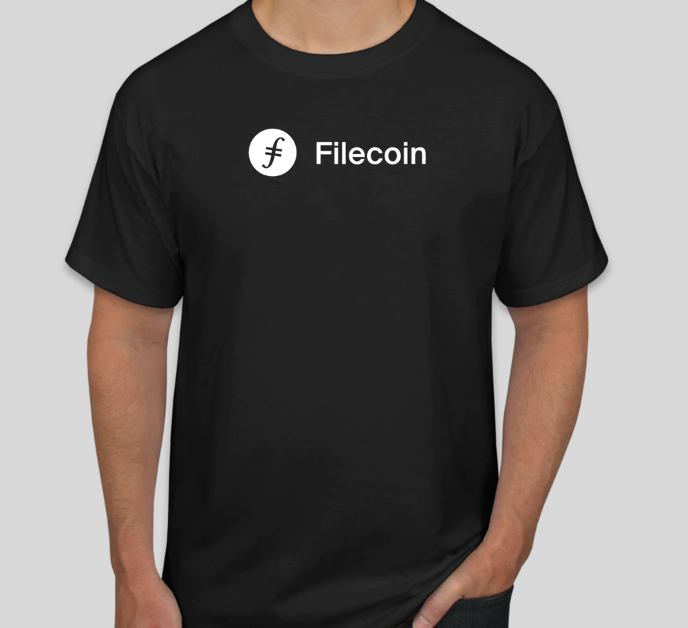 Filecoin File Coin Cryptocurrency Mens Shirt Black - Crypto Currency HODL-image