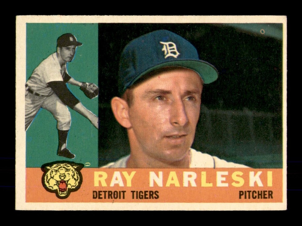 1960 Topps #161 Ray Narleski EX-MINT Baseball Card - OBGcards