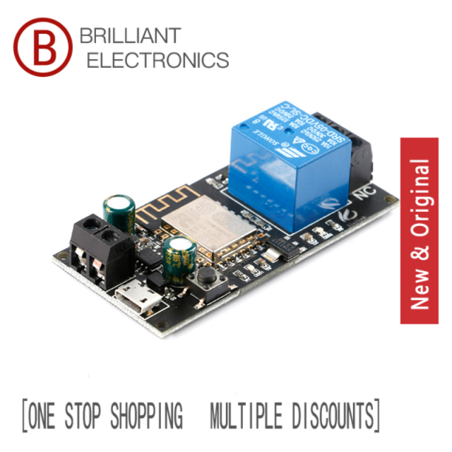 (5 Pcs)Mobile Remote Control Relay Module 5-36V for Smart Home, Mobile App