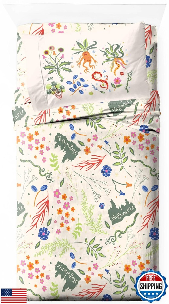 Harry Potter Twin 3-Piece Bedding Set Soft Microfiber Sheets by Jay Franco  