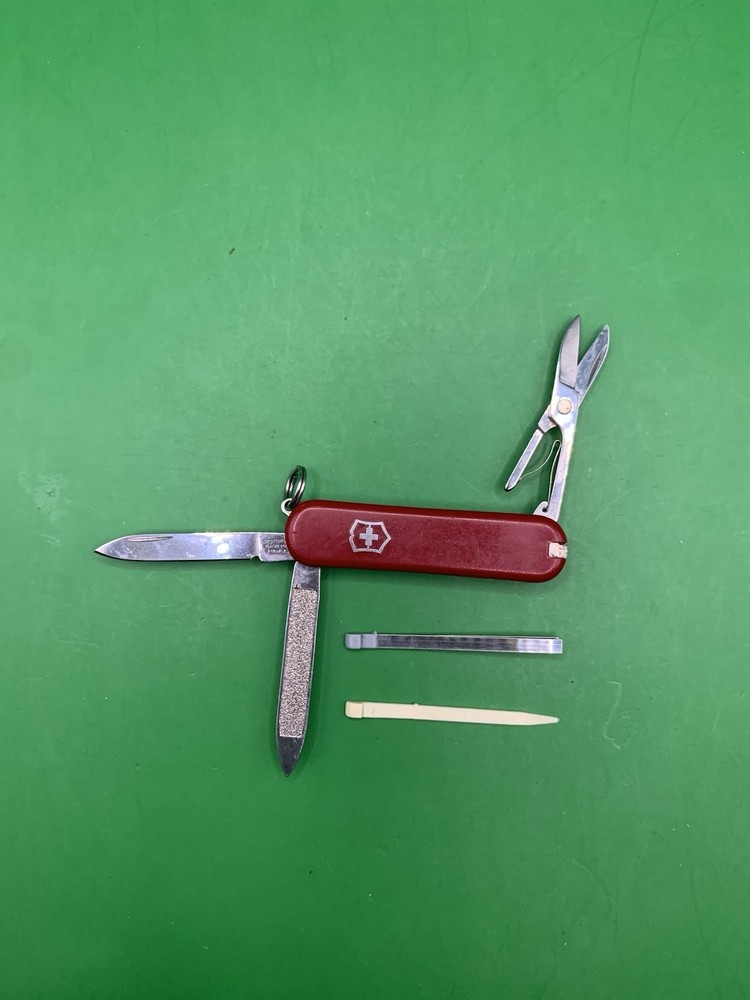 Victorinox 58mm Classic Red Swiss Army Knife with Keychain